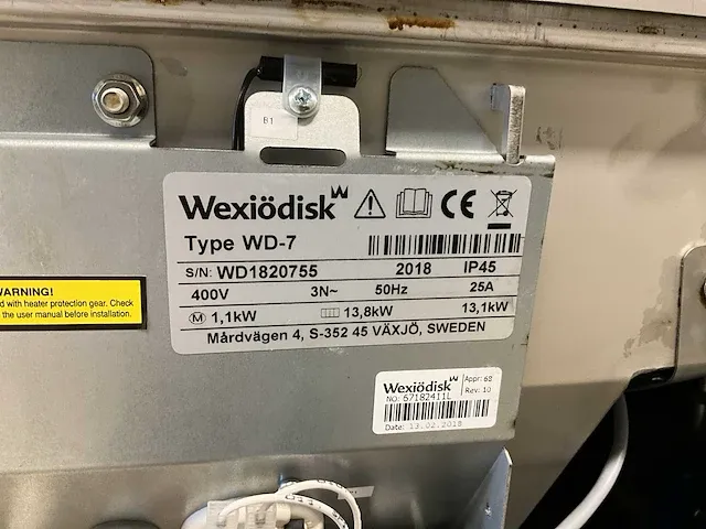 2018 rhima wd-7 korvenvaatwasmachine - afbeelding 3 van  13