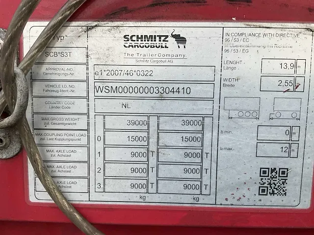 2018 schmitz cargobull scb s3t oplegger - afbeelding 27 van  34