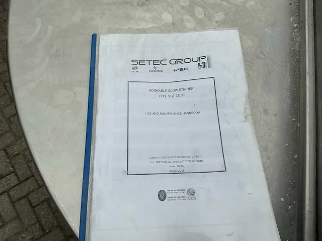2018 setec agt mengmachine - afbeelding 16 van  17