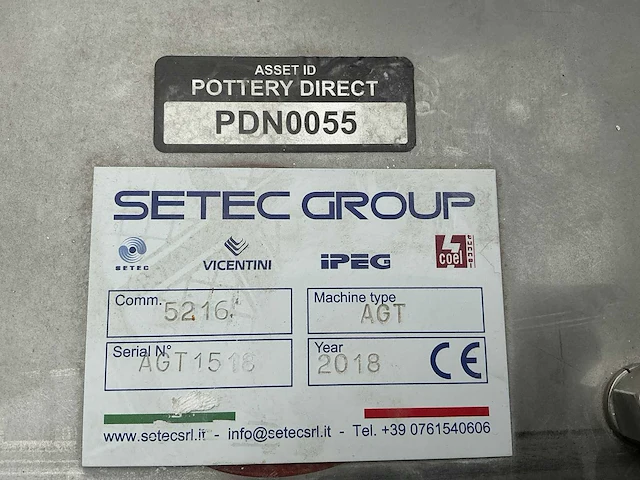 2018 setec agt mengmachine - afbeelding 17 van  17