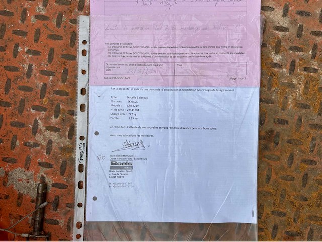 2018 skyjack sd 3 3219 hoogwerker - afbeelding 15 van  22