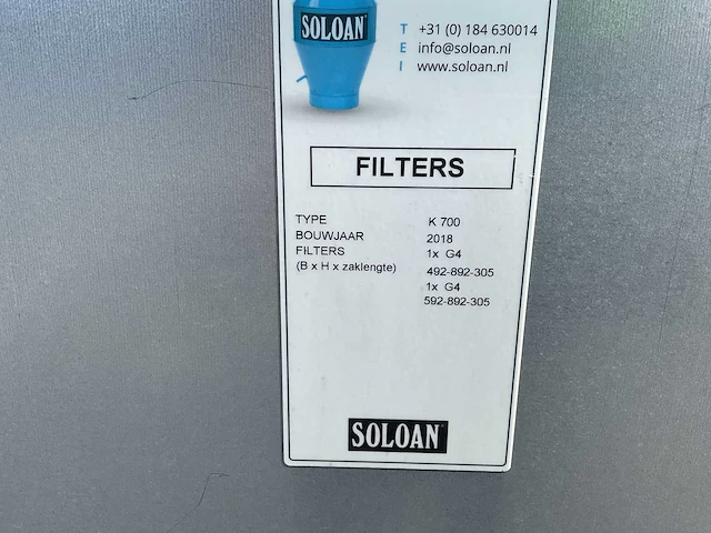 2018 soloan s200 filter / verwarmingsinstallatie - afbeelding 6 van  6