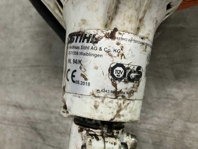 2018 stihl hl 94/k heggenschaar - afbeelding 5 van  5
