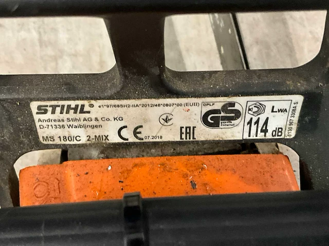 2018 stihl ms 180/c kettingzaag - afbeelding 6 van  6