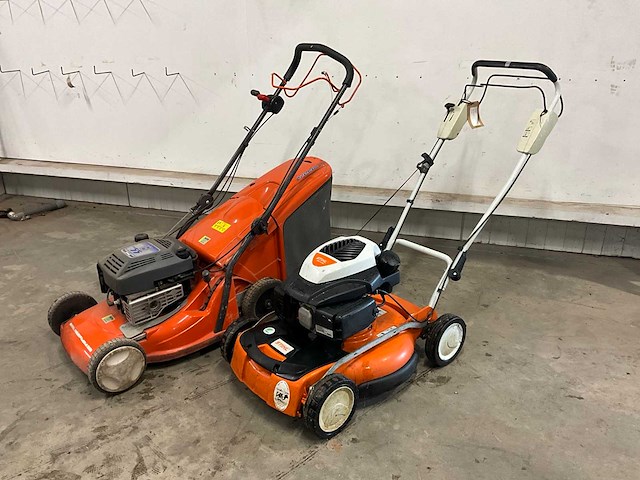 2018 stihl rm 4 rv / husqvarna grasmaaier (2x) - afbeelding 26 van  32