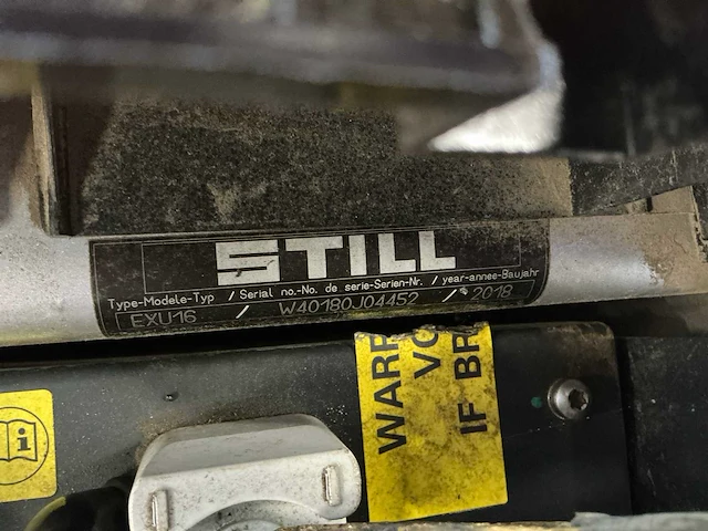 2018 still exu16 elektrische palletwagen - afbeelding 9 van  9