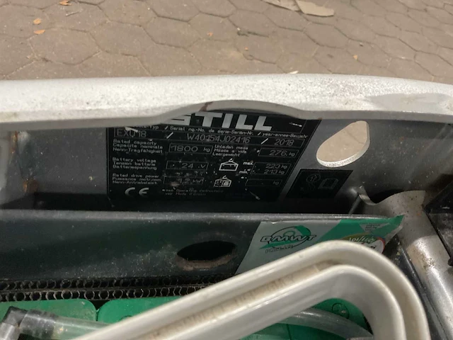 2018 still exu18 elektrische palletwagen - afbeelding 8 van  8