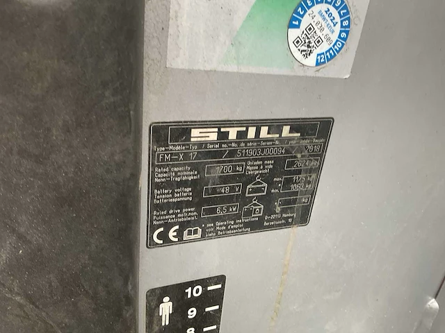 2018 still fm-x17 reach truck - afbeelding 2 van  10