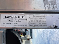 2018 sumner manufacturing 2118 materiaallift / kanaallift - afbeelding 2 van  10