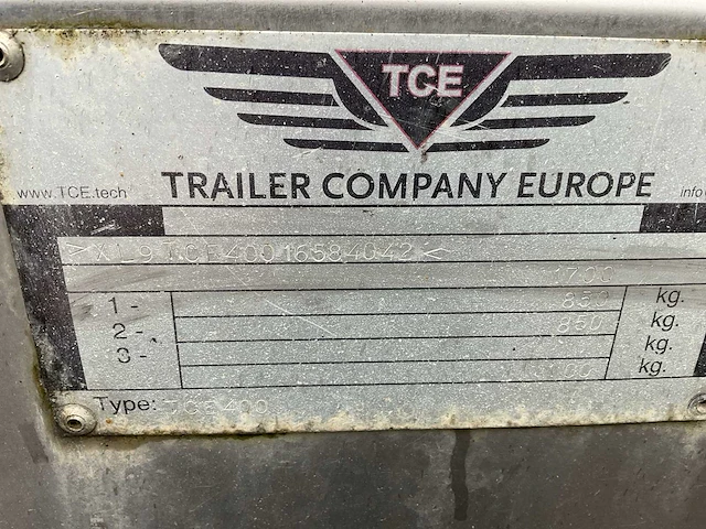 2018 trailer company europe tce400 decontaminatie aanhanger - afbeelding 9 van  9