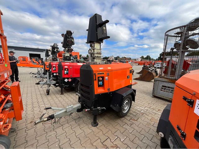 2018 trime x-eco a0031 led lichtmast aggregaat aanhangwagen - afbeelding 1 van  18