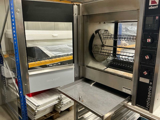 2018 ubert topline rt-403 professionele rotisserie/draaispitoven met rvs ovenstand 12 treden - afbeelding 11 van  15