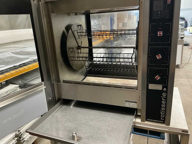 2018 ubert topline rt-403 professionele rotisserie/draaispitoven met rvs ovenstand 12 treden - afbeelding 12 van  15
