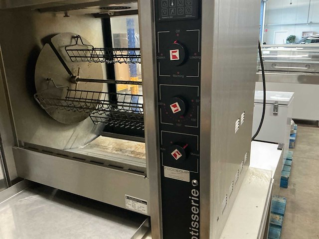 2018 ubert topline rt-403 professionele rotisserie/draaispitoven met rvs ovenstand 12 treden - afbeelding 14 van  15