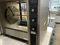 2018 ubert topline rt-403 professionele rotisserie/draaispitoven met rvs ovenstand 12 treden - afbeelding 14 van  15