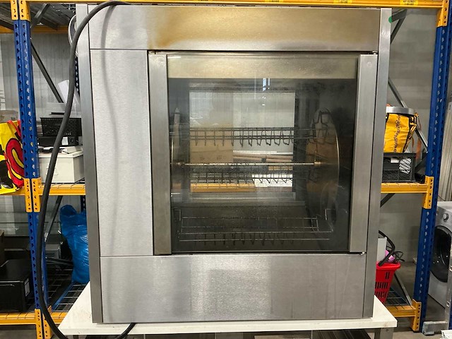 2018 ubert topline rt-403 professionele rotisserie/draaispitoven met rvs ovenstand 12 treden - afbeelding 5 van  15
