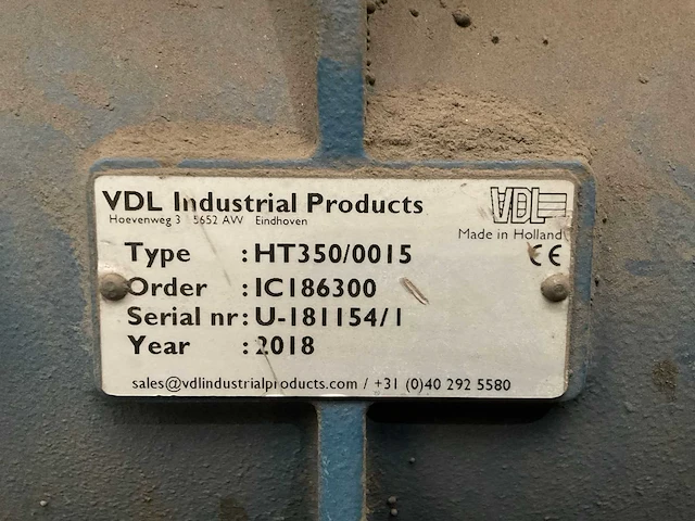 2018 vdl ht350/0015 cycloon en filterafzuiging - afbeelding 3 van  8