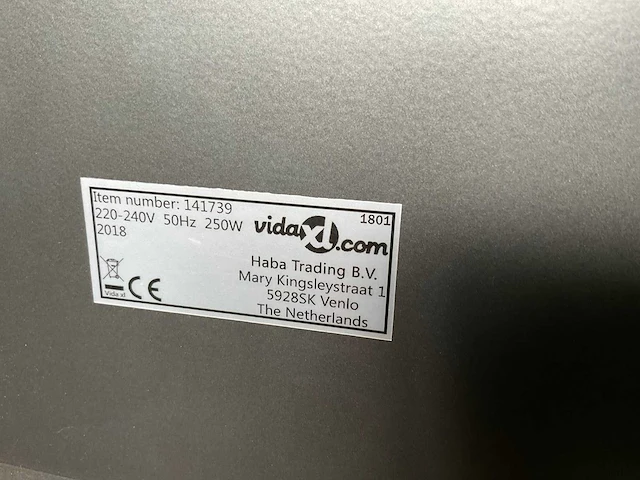 2018 vidaxl omsnoeringsapparaat - afbeelding 6 van  6