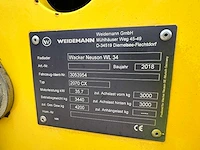2018 wacker neuson wl34 wiellader - afbeelding 5 van  13