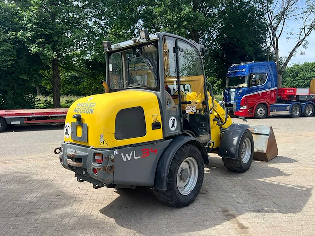 2018 wacker neuson wl34 wiellader - afbeelding 7 van  13