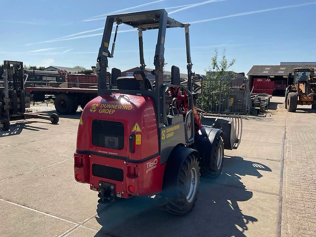 2018 weidemann ehoftrac 1160 mini-shovel - afbeelding 9 van  15