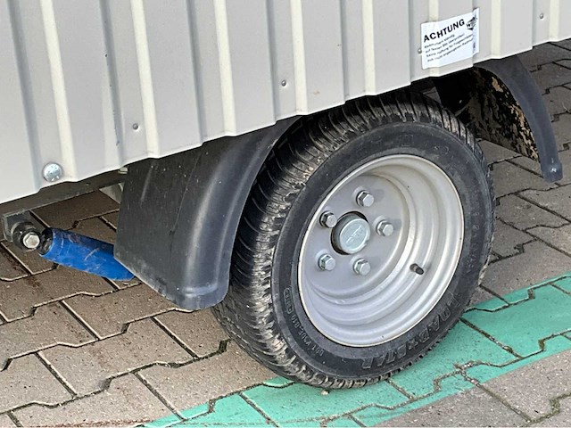 2018 weiro holzbau bauwagen rasant 350 schaft aanhangwagen - afbeelding 4 van  14