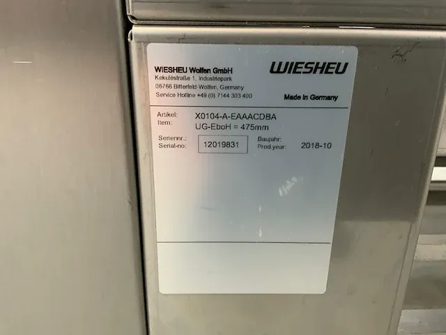 2018 wiesheu - bakkerijoven/dekoven combinatie - afbeelding 4 van  12
