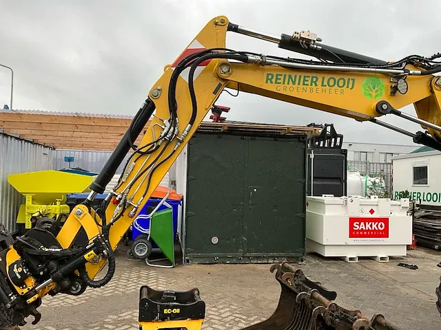 2018 yanmar b75w banden graafmachine - afbeelding 2 van  33