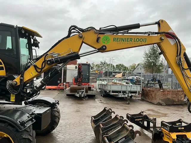 2018 yanmar b75w banden graafmachine - afbeelding 6 van  33