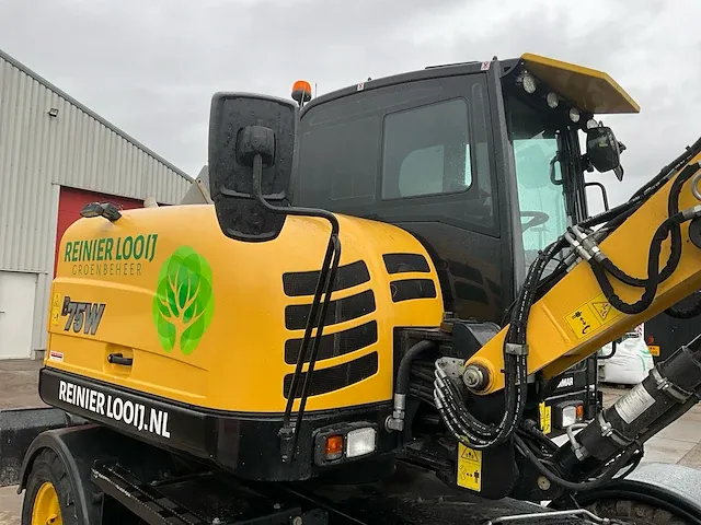 2018 yanmar b75w banden graafmachine - afbeelding 9 van  33