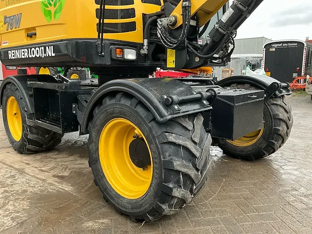 2018 yanmar b75w banden graafmachine - afbeelding 10 van  33