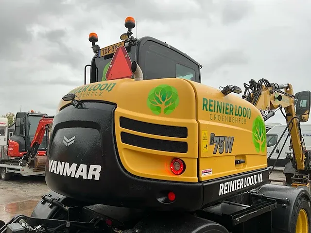 2018 yanmar b75w banden graafmachine - afbeelding 13 van  33