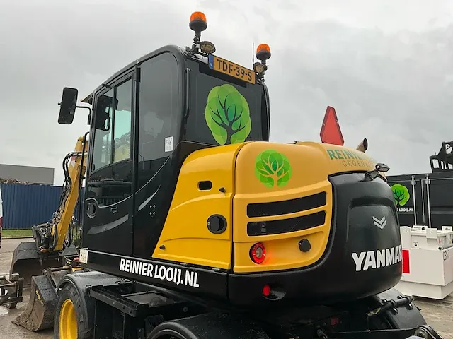 2018 yanmar b75w banden graafmachine - afbeelding 15 van  33