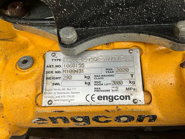 2018 yanmar b75w banden graafmachine - afbeelding 27 van  33