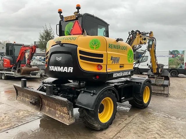 2018 yanmar b75w banden graafmachine - afbeelding 28 van  33