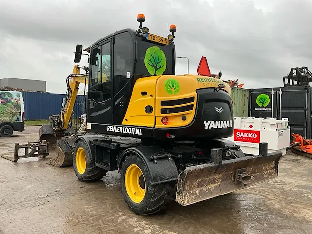 2018 yanmar b75w banden graafmachine - afbeelding 29 van  33