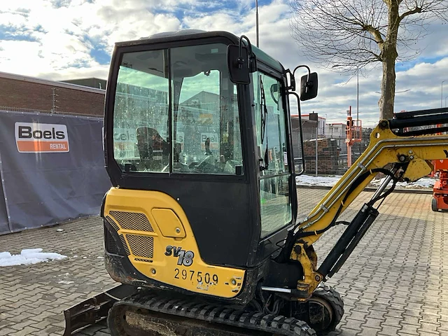 2018 yanmar sv18 mini graafmachine - afbeelding 19 van  41