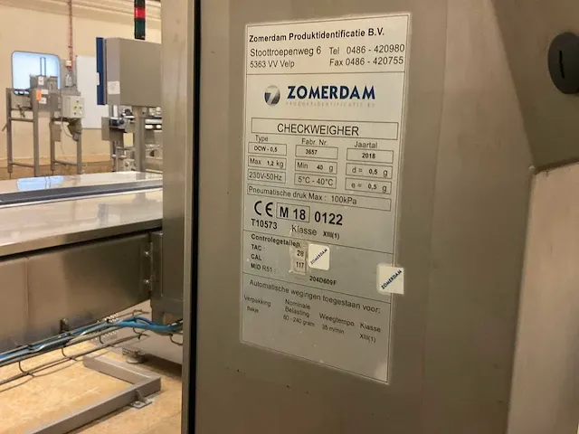 2018 zomerdam dcw-0,5 checkweigher (c) - afbeelding 2 van  10