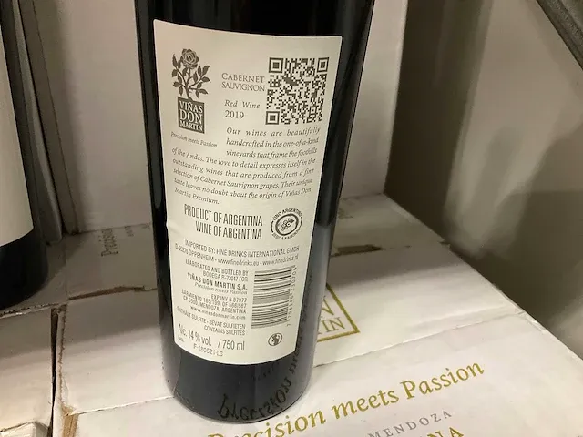 2019 - cabernet sauvignon 2019 (294x) - afbeelding 2 van  3