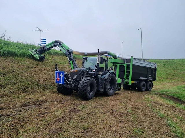 2019 - fendt - 720 vario s4 profi - maai-zuig combinatie met kipper - afbeelding 12 van  79