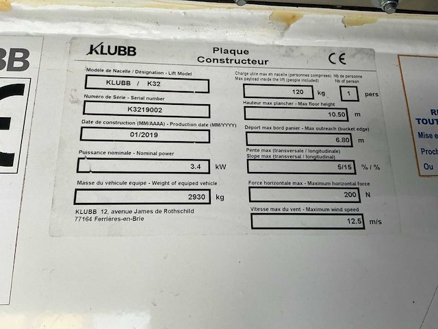 2019 - renault - master - t35 2.3 dci l2h2 - bedrijfswagen/autohoogwerker 12.5m - afbeelding 7 van  26