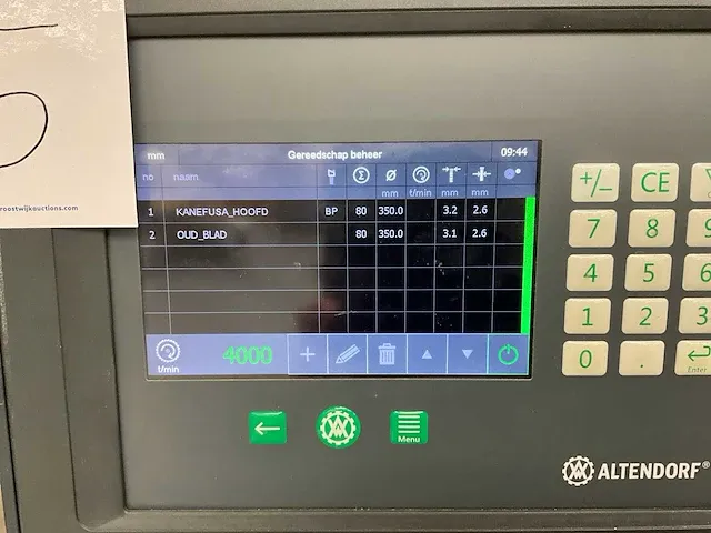 2019 altendorf f45 evodrive tafel cirkelzaagmachine - afbeelding 16 van  29