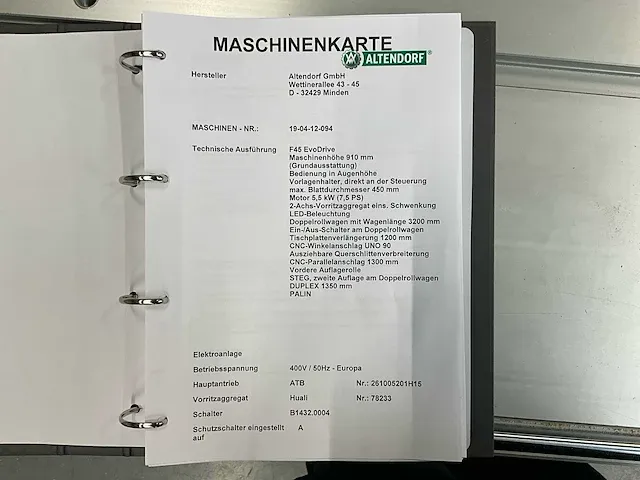 2019 altendorf f45 evodrive tafel cirkelzaagmachine - afbeelding 18 van  29