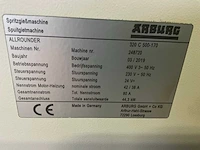 2019 arburg 320 c 500-170 spuitgietmachine - afbeelding 8 van  16