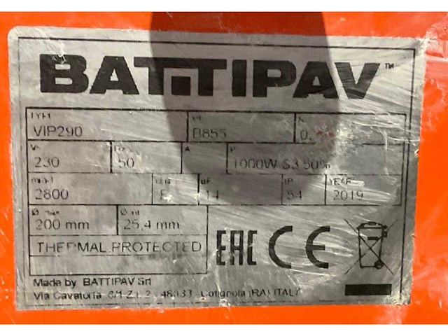 2019 battipav vip290 tegel tafelzaagmachine - afbeelding 2 van  10