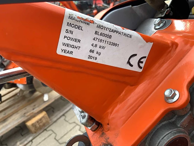 2019 benassi bl6000h grondfrees - afbeelding 9 van  9