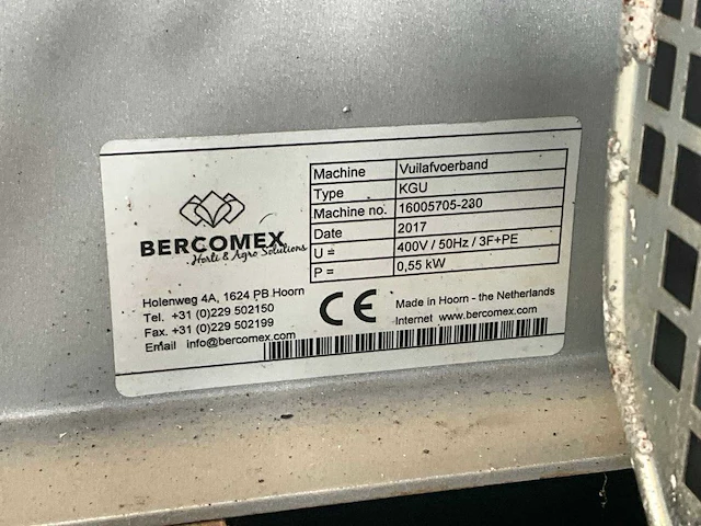 2019 bercomex transportband - afbeelding 9 van  9