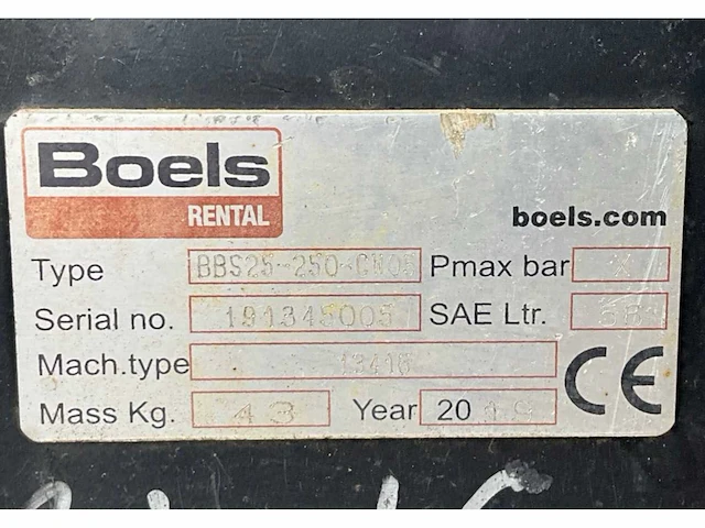 2019 boels bbs25-250-cw05 banaanbak - afbeelding 7 van  7