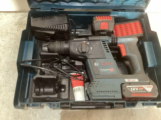 2019 bosch gbh 18v-26 professional klop/schroefboormachine - afbeelding 1 van  1