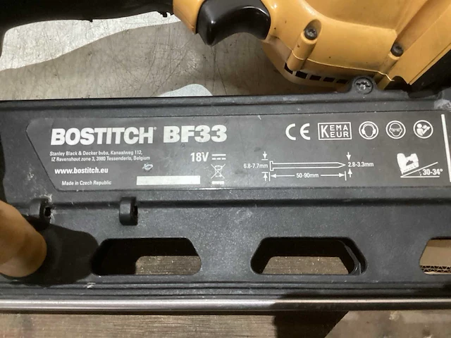 2019 bostitch bf 33 accutacker - afbeelding 2 van  2